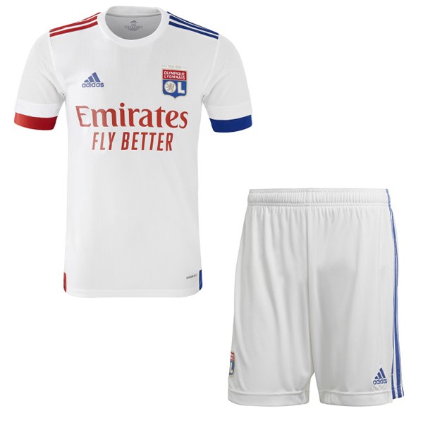 Camiseta Lyon Primera equipo Niños 2020-21 Blanco